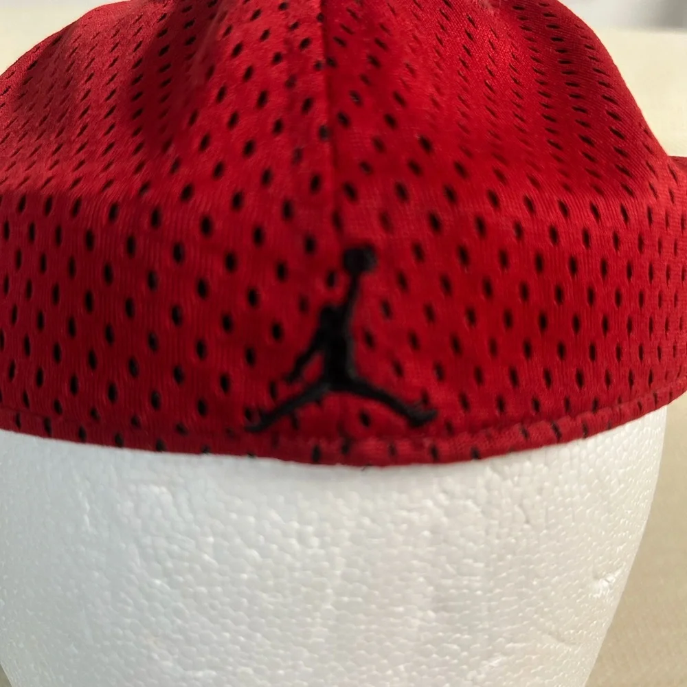 Jordan Red and Black Mesh Cap